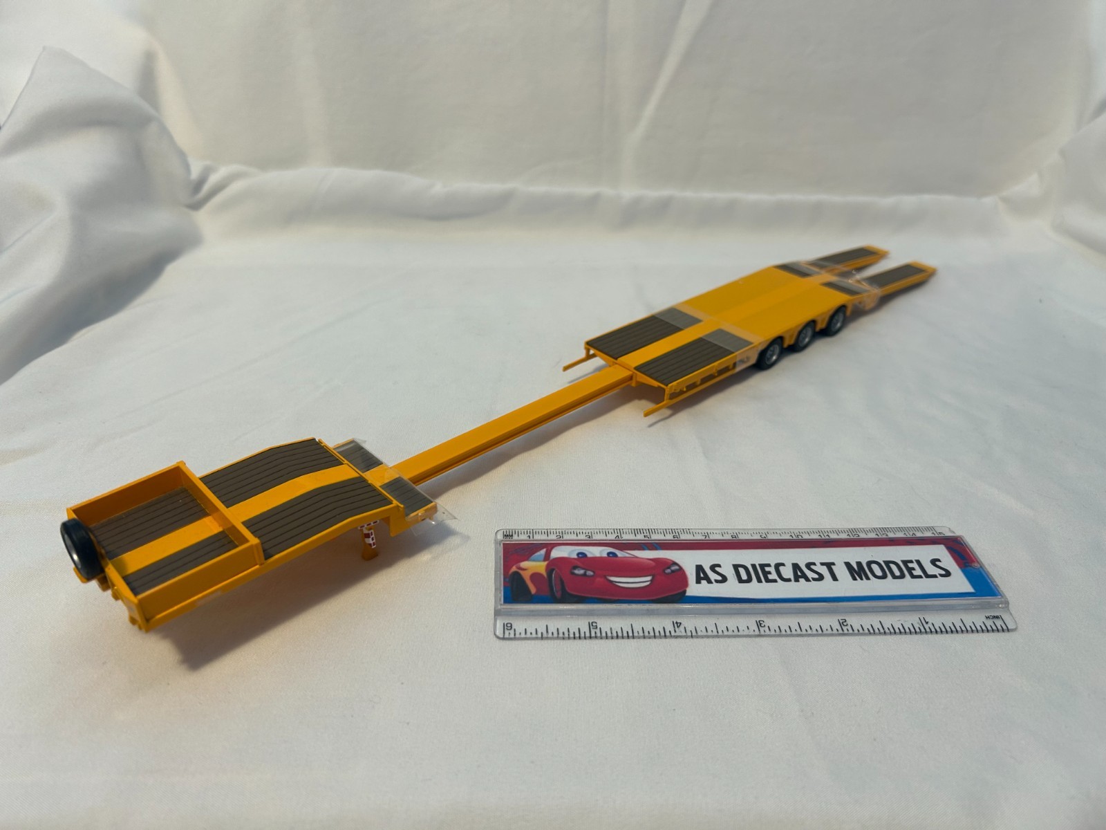 Corgi Modern 3 Axle Plain Yellow Extending Nooteboom Low Loader Only 1/50