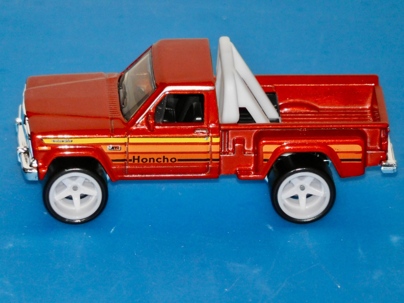 Custom Wheel Swap Hot Wheels Assorted Trucks w/Clear PVC Display Cases