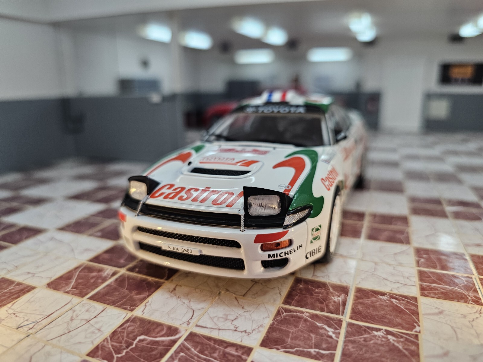SPB 1/24 SCALE 1994 TOYOTA CELICA TURBO ST 185 AURIOL SANREMO DIECAST MODEL CAR