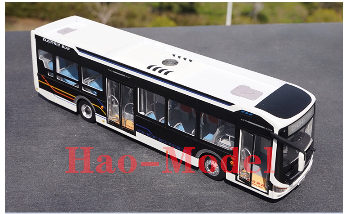 1:42 Zhongtong LCK6126EVGRA1 Bus Model Alloy Diecast Hobby Toys Collection White