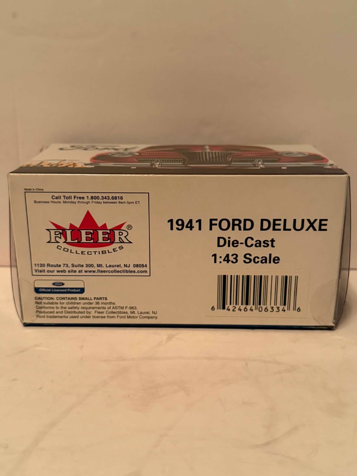 1941 Ford Two Door Sedan Fleer 1:43 Die-Cast in Box – PICK YOUR COLOR!!! NIB