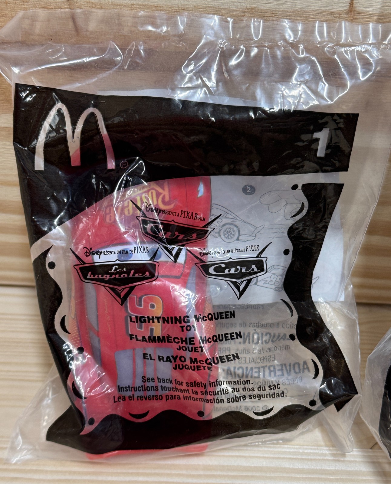 McDonald’s Happy Meal Disney Pixar Cars 2006 Complete Set of 7 New Sealed Toys