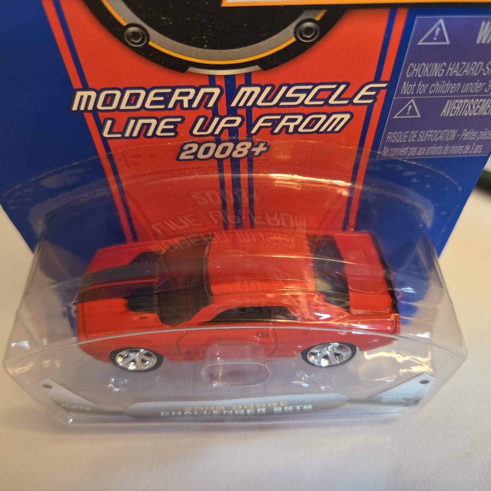 Jada NexGen Muscle 2008 Dodge Challenger SRT8 Orange 1:64 Diecast #002 Sealed