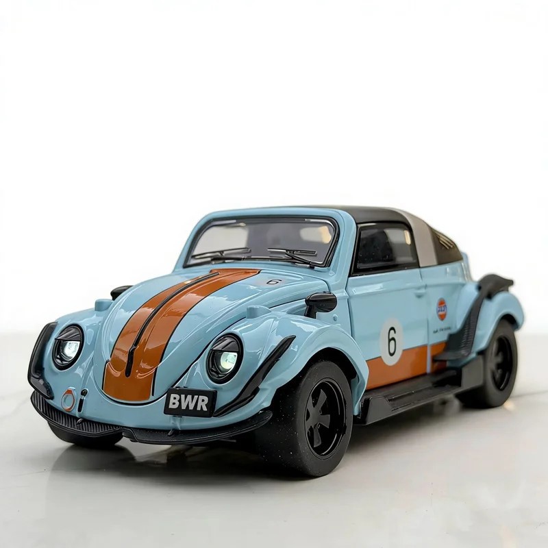 1:32 Beetle Type 1 Alloy Modified Wide Body Sports Car Model Diecasts Metal Clas