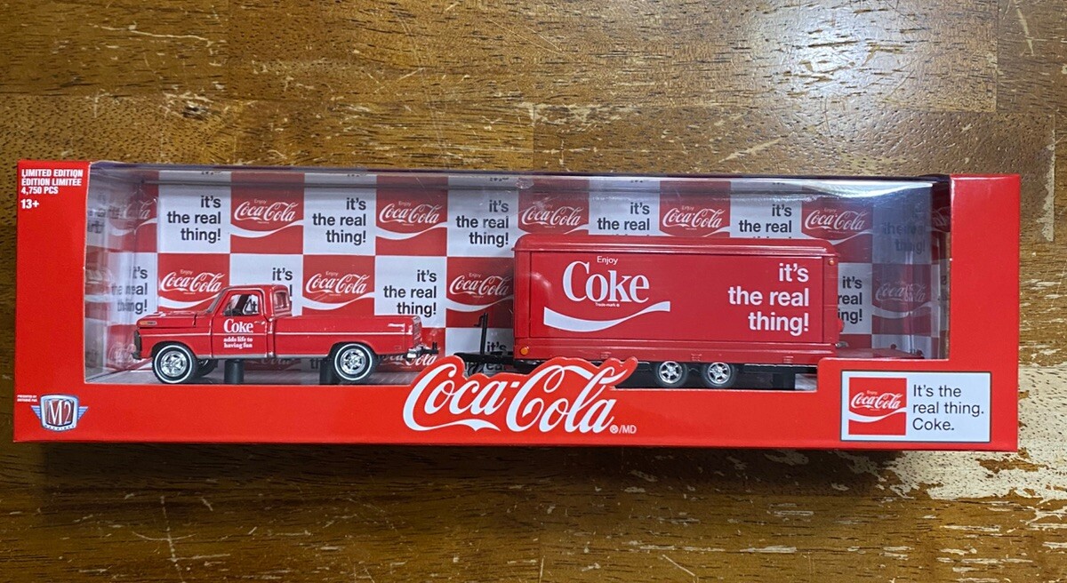 M2 Coca-Cola 1969 Ford F-250 Ranger Truck & 1949 Mercury Custom (TW02 20-10)