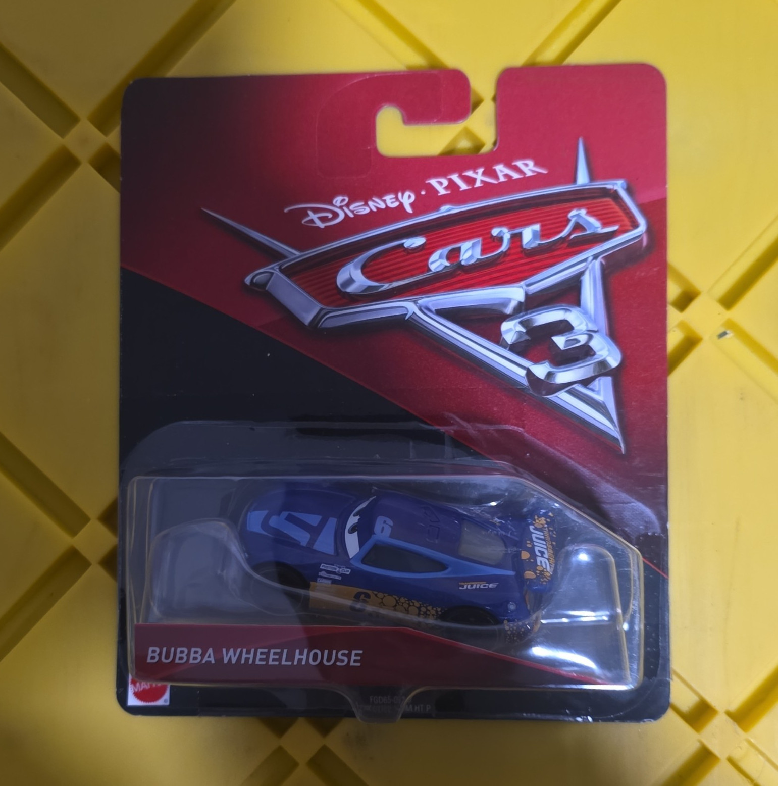 Mattel Disney Pixar Cars 3 Bubba Wheelhouse Diecast Car Blue 2017 Unopened Box