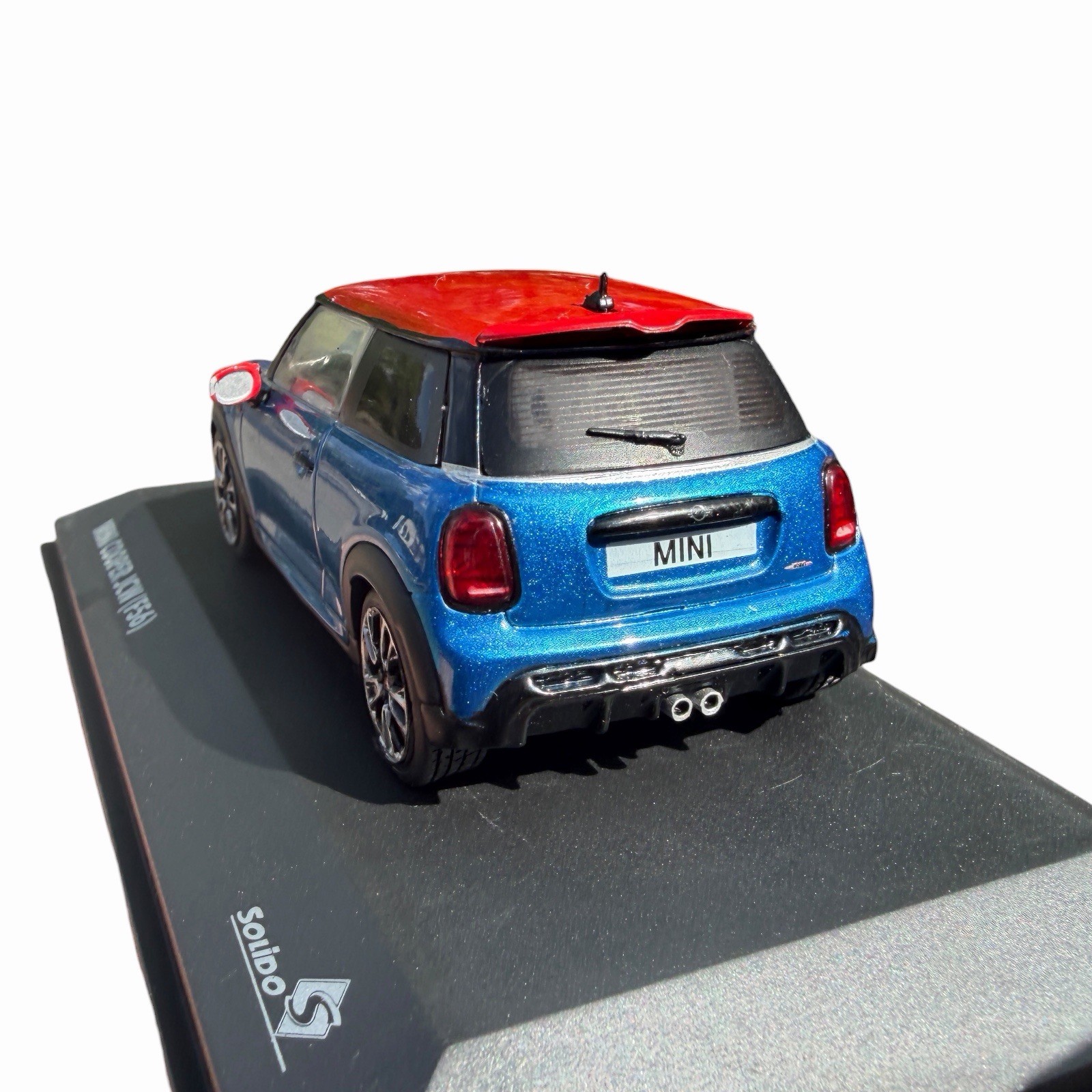 F56 MINI Cooper S John Cooper Works Blue Diecast car 1:43 Scale
