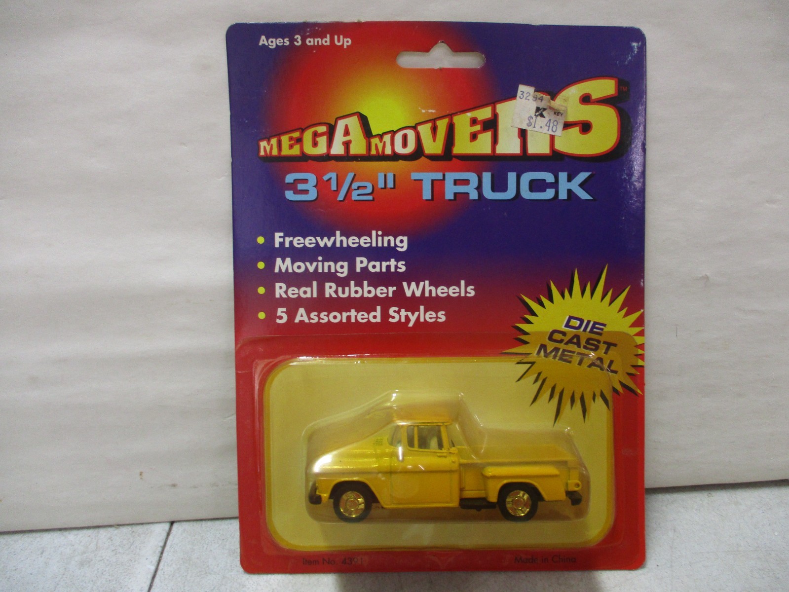 Mega Movers 1940’s Ford Pickup Yellow