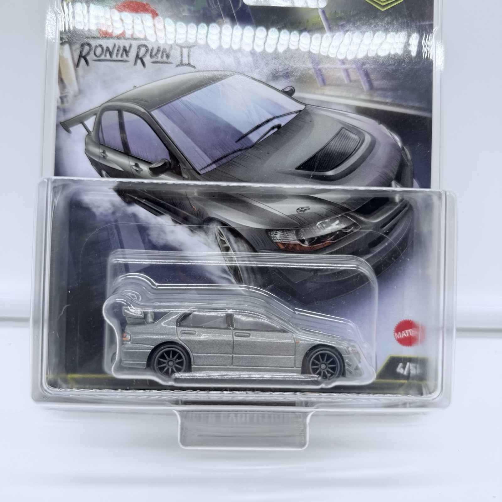 Hot Wheels Premium Ronin Run II Mitsubishi Lancer Evolution IX 4/5 w/Case