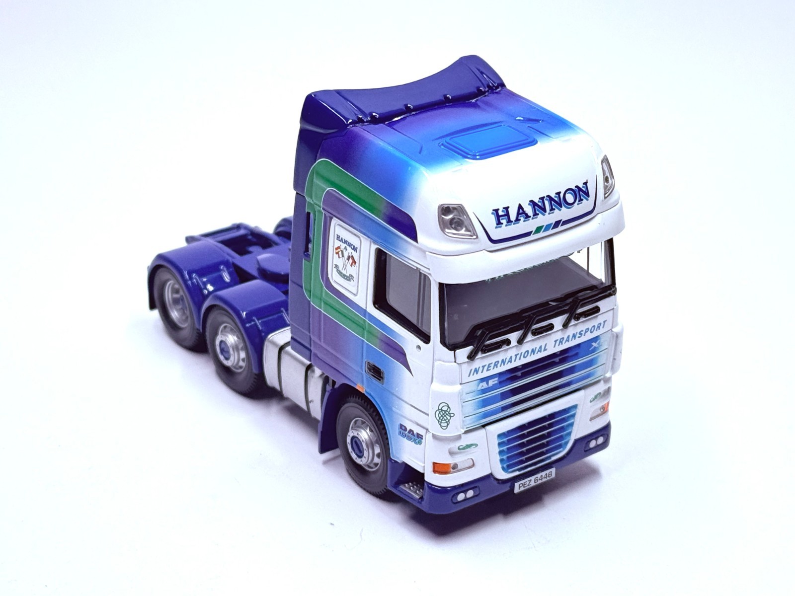 CORGI DAF XF105 TRACTOR UNIT MODEL ONLY HANNON INTERNATIONAL TRANSPORT CC14107