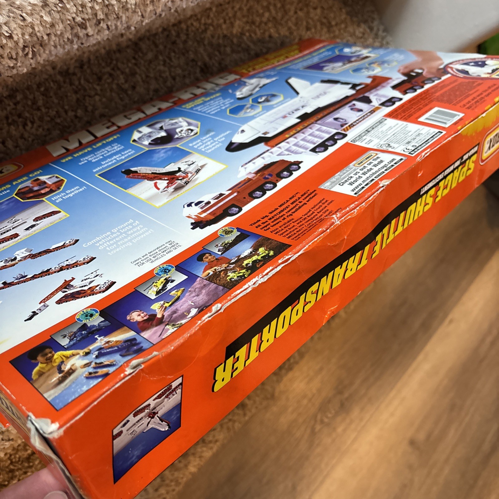Matchbox 1997 Mega-Rig Space Shuttle Transporter & Shuttle – New Sealed Box