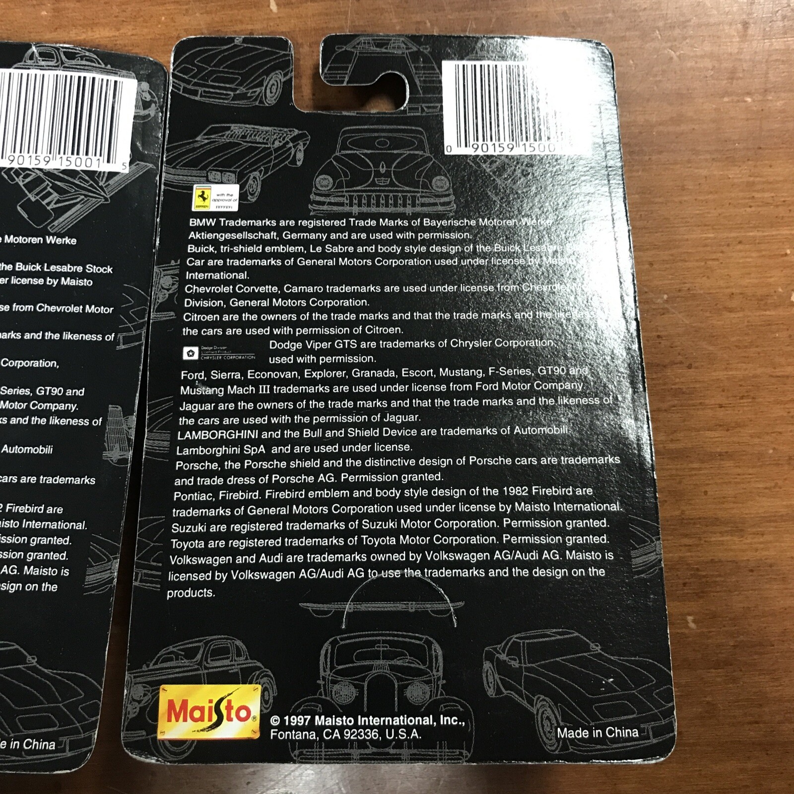 Maisto Motor Works Die Cast Metal Set / Limited Edition