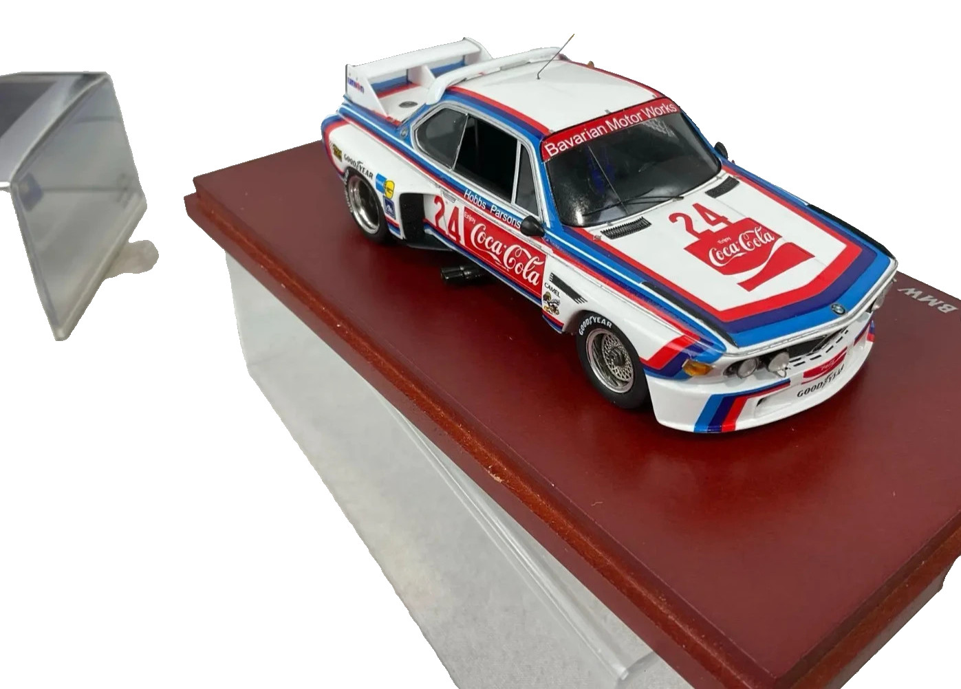 TSM 1:43 Model: 1976 BMW 3.0 CSL, Coca Cola Race Car 24 TSM114347 Rare TrueScale