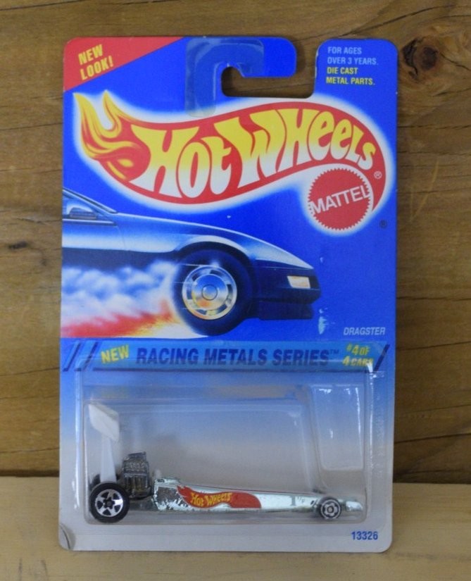 Hot Wheels Racing Metals Series Dragster Collector 340 Chrome 1:64 Diecast 1994