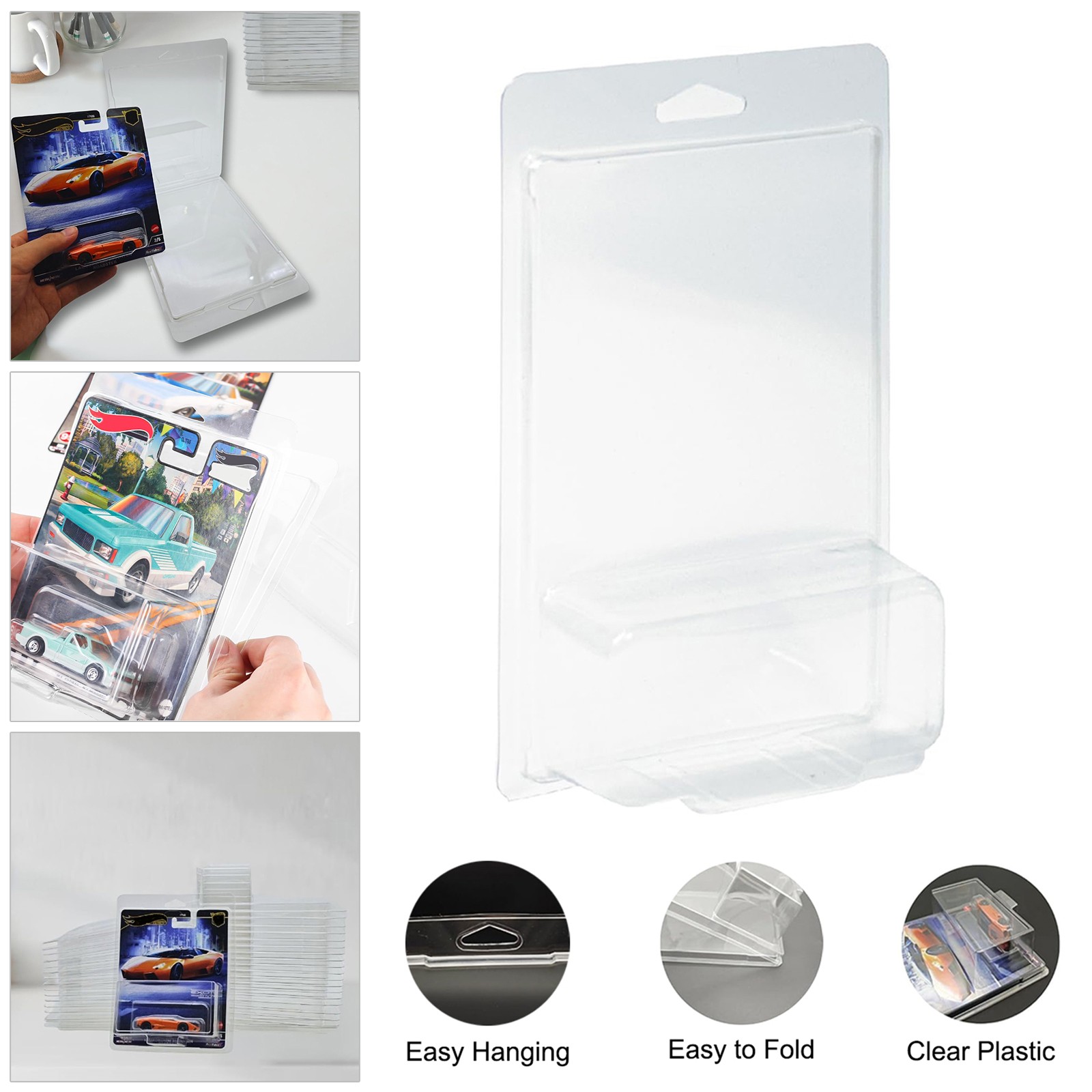 5-50x Protector Blister Cases Clamshell For H-W Premium Car Culture Model