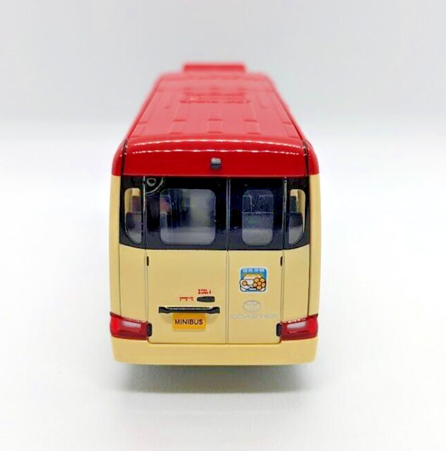 Tomica Limited Hong Kong Red Public Bus Toyota Coaster Metal Diecast Car Model