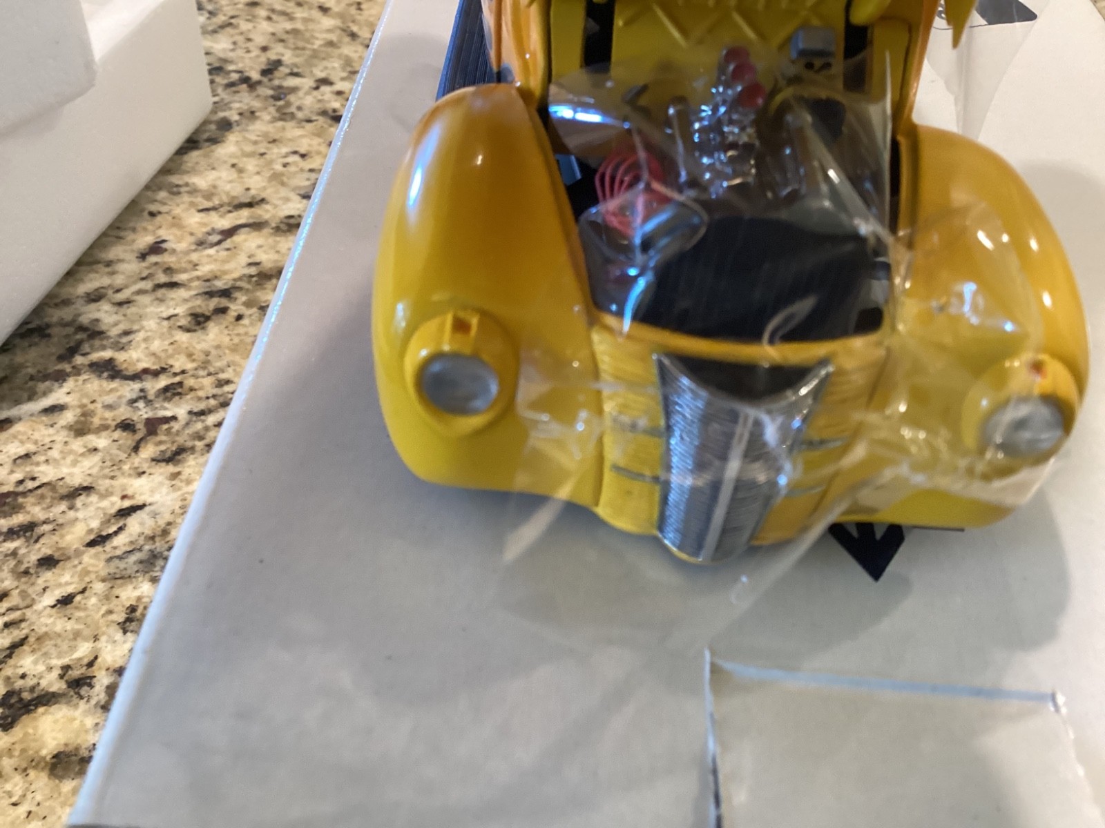 1/24 Danbury Mint 1940 Ford Hot Rod Blue and Yellow