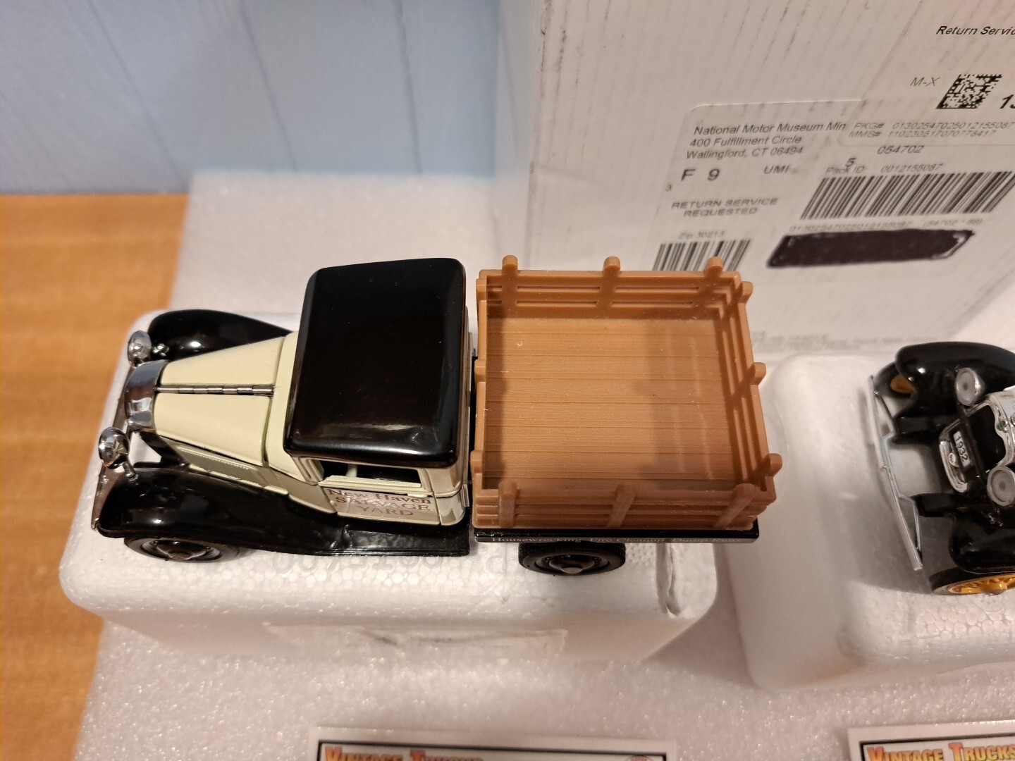 1934 Ford Stake Fence Truck & 1932 Chevy Pickup 1/32 National Motor Diecast Mod