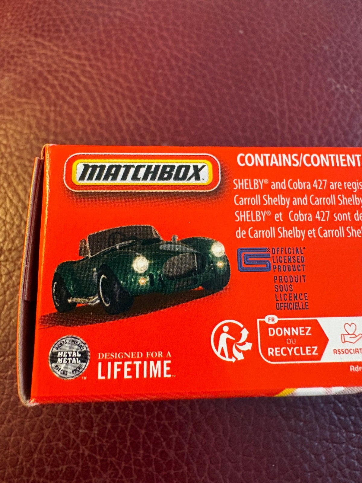 2026 Matchbox Power Grabs #64 1965 Shelby Cobra 427 DARK GREEN METALLIC | FSB