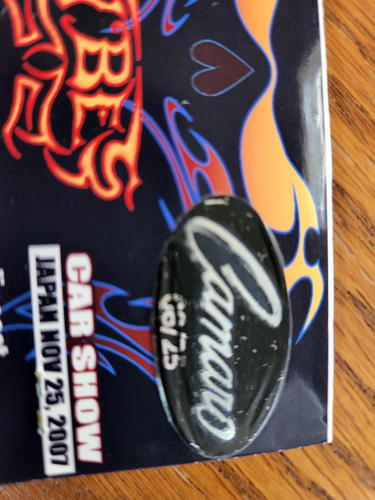 RARE ONLY 25 Hot Wheels Al Gonzalez PIBES Art 67 Camaro Osaka 2007 Car Show
