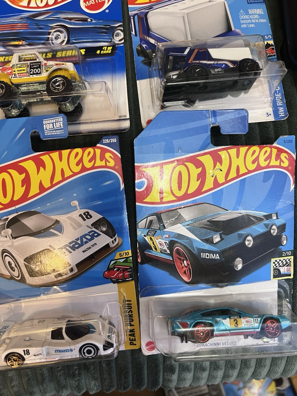 Hot Wheels Lot #1 of 50 Diecast Cars Mixed Collection New On Original Cards.