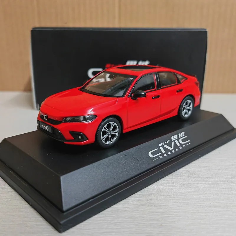 1:43 Honda Civic 2025 Alloy Sports Car Model Diecasts Metal Off-road Vehicles Ca