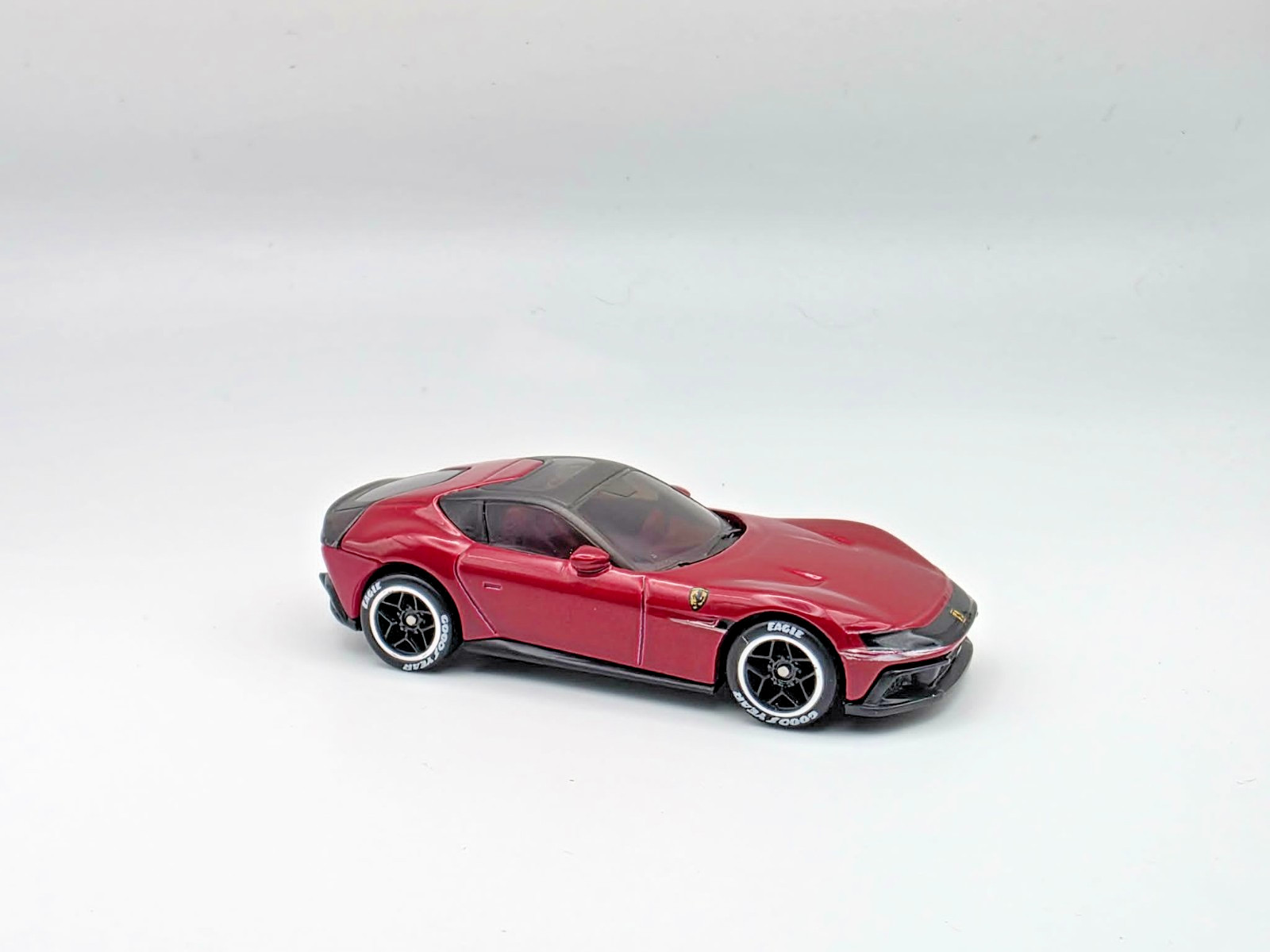 Hot wheels Ferrari 12CILINDRI , Real Riders, Rubber Tires, Custom Wheel swap
