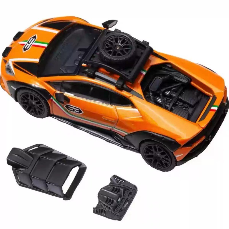 HungHing 1:64 Lamborghini Huracan Sterrato Diecast Car Model – High-quality Gift