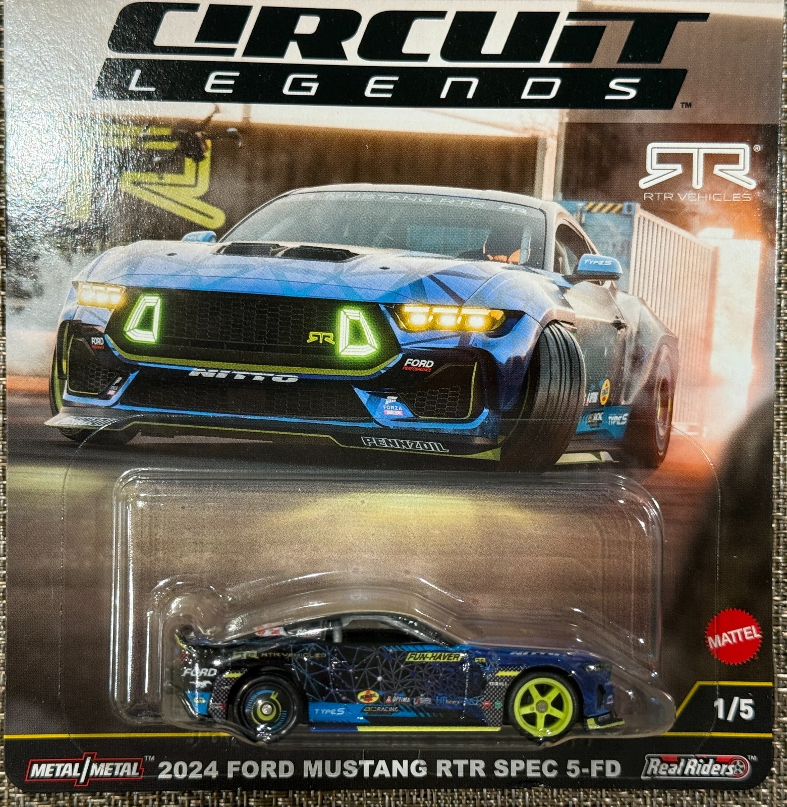 2025 Hot Wheels Car Culture Circuit Legends”2024 Ford Mustang RTR Spec 5-FD