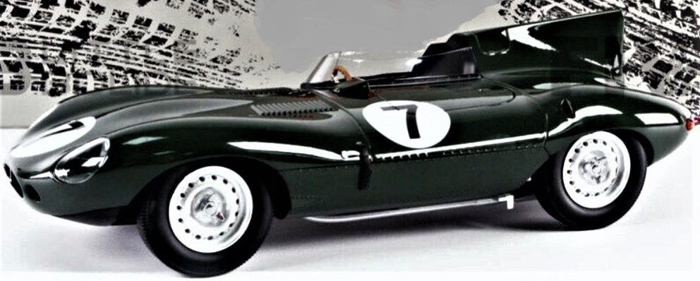Jaguar Race Car Racing Le Mans Racer1:18 Custom Built Classic Hot Rod 12