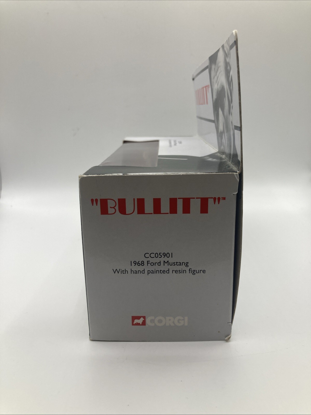 CORGI TOYS – ‘BULLITT’ 1968 FORD MUSTANG WITH FIGURE – MINT / PERFECT MIB