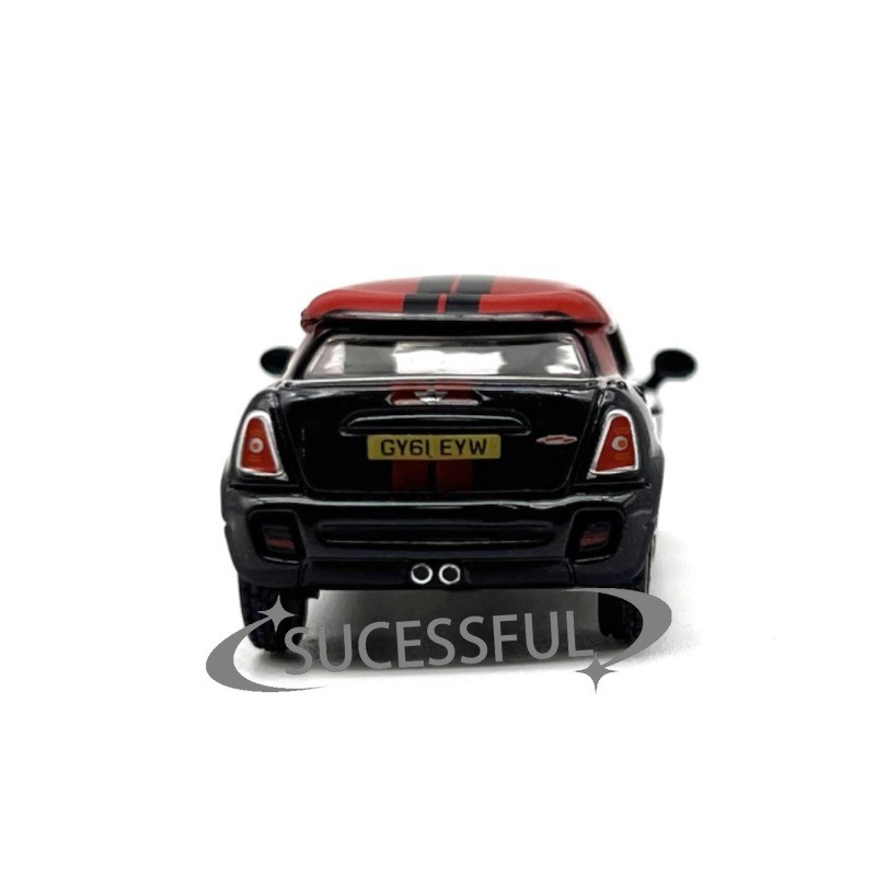 1:76 Red Mini Cooper Coupe Metal Diecast Sport Car Model Brand New