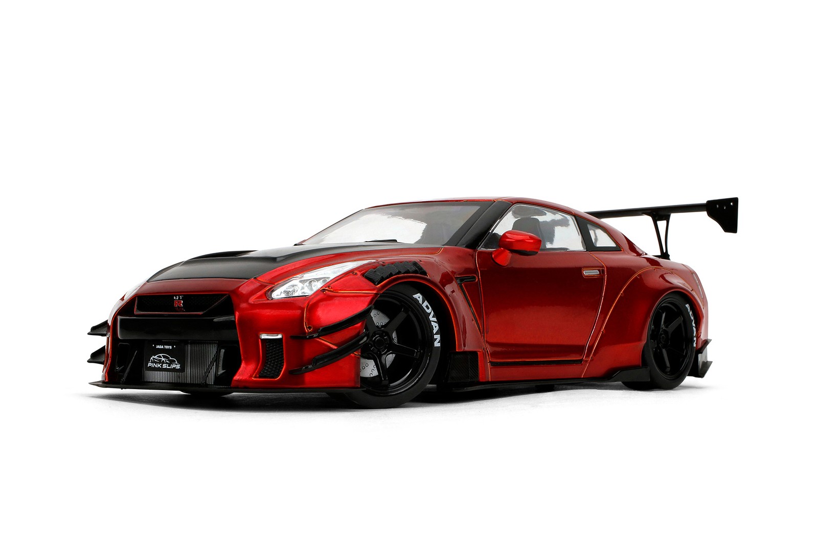NISSAN GT-R (R35) W/LIBERTY WALK BODY KIT 2.0 1/18 DIECAST CAR JADA TOYS 36465