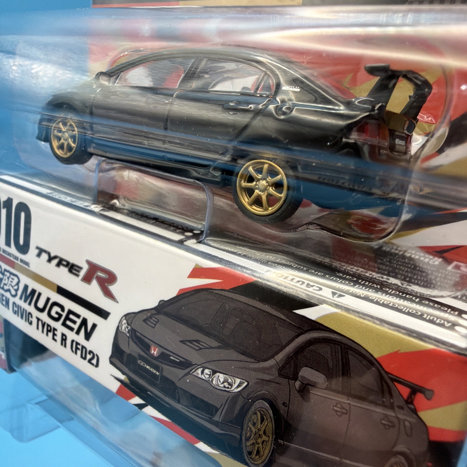 Hobby Japan 1:64 Honda Mugen Civic RR (FD2) Crystal Black Pearl Mijo Exclusives