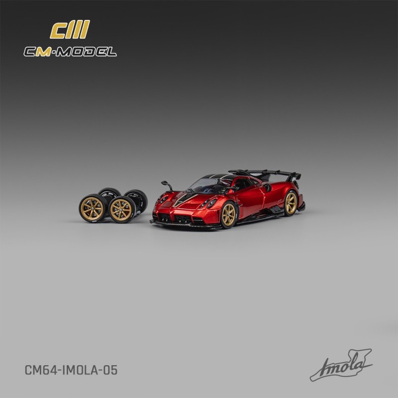 CM MODEL 1:64 Pagani Imola Metallic Red Diecast Model Car