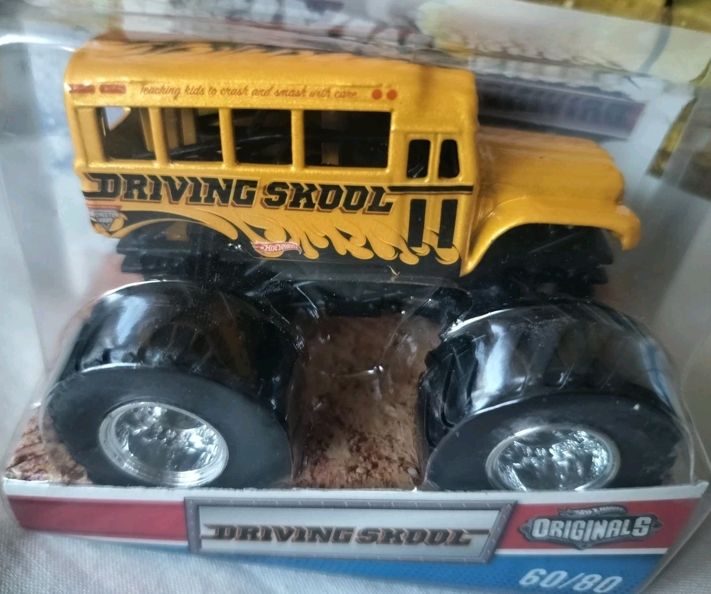 2011 Hot Wheels Monster Jam 1/64 Driving Skool 60/80 W/Tattoo