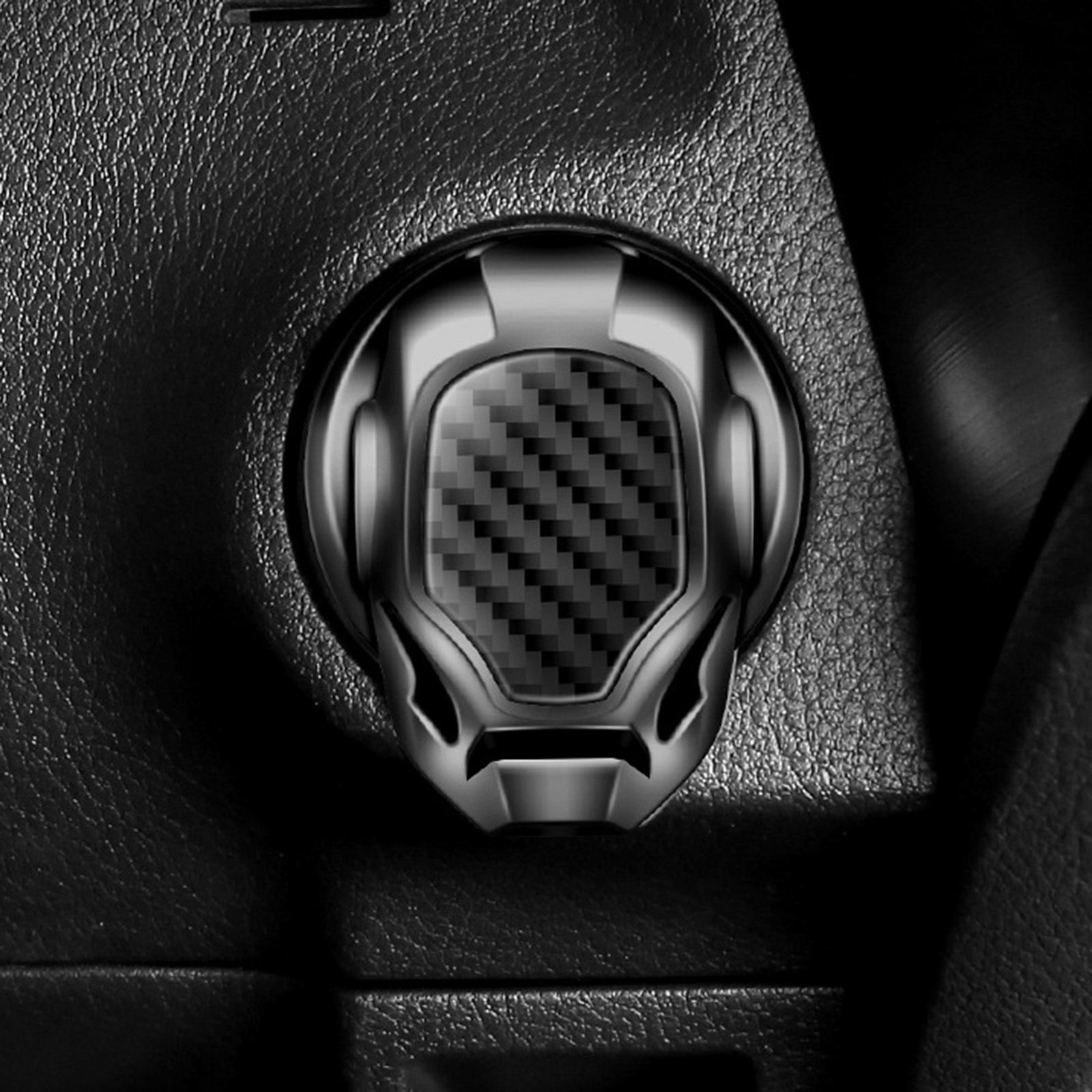 Universal Car Engine Start Stop Push Button Switch Decor Cover for Car Interior