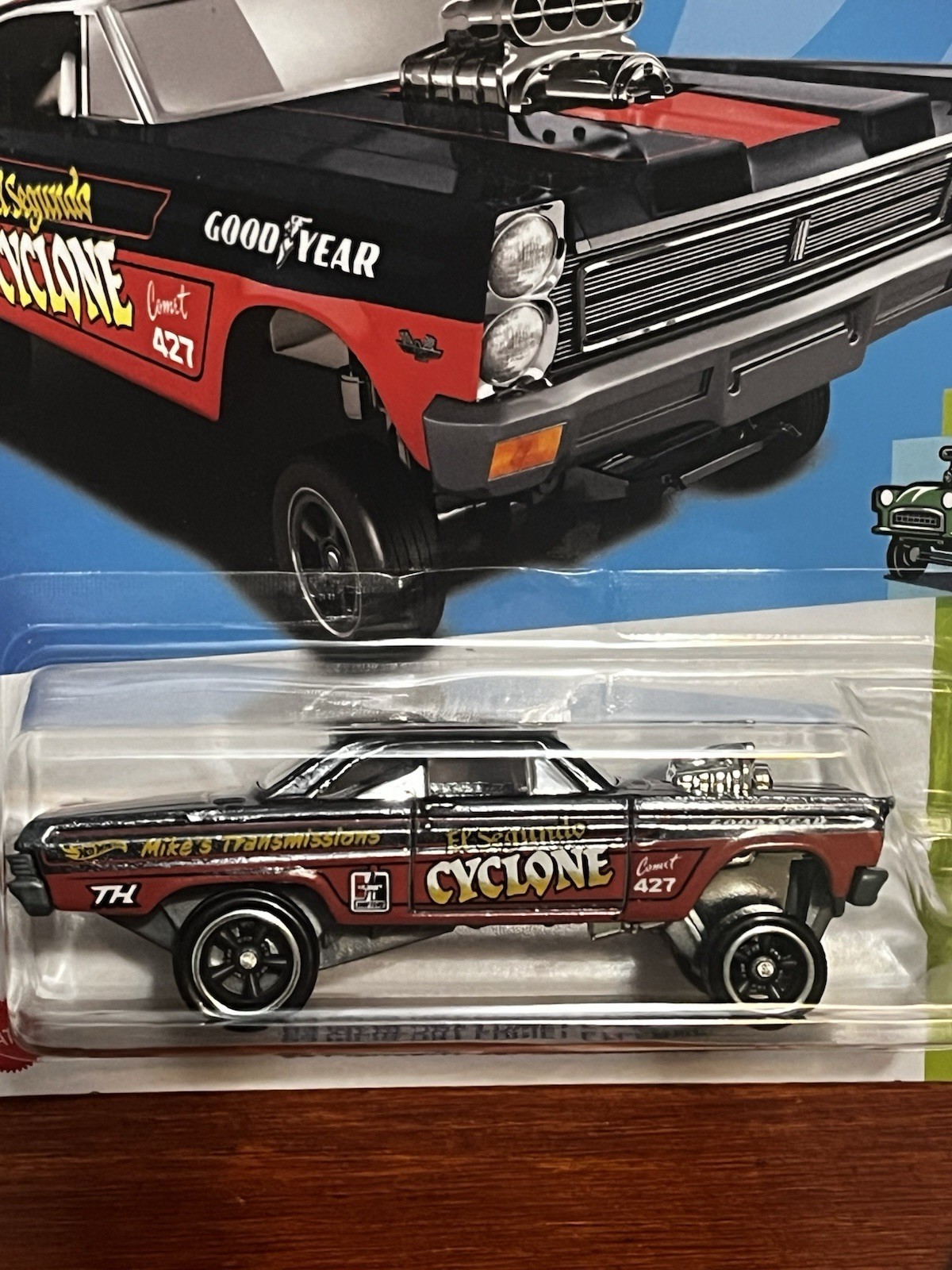 2023 Hot Wheels SUPER TREASURE HUNT ’65 MERCURY COMET CYCLONE w/protector