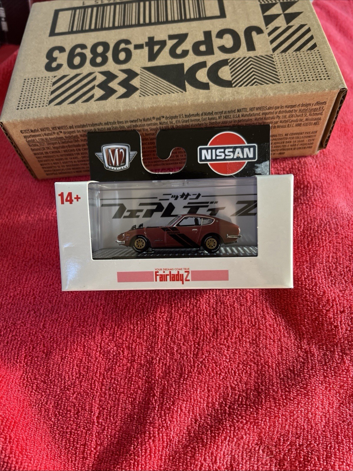 M2 Machines Nissan Fairlady Z Red Black Gold 1:64 Diecast Car 14+ Years