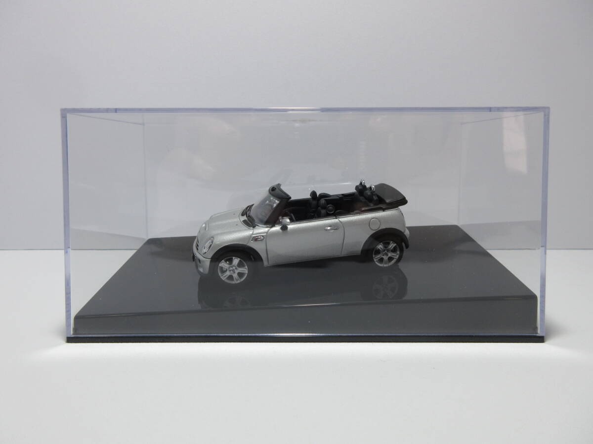 1/43 Autoart MINI Mini Cooper S Cabrio Convertible Silver Collectables 17+