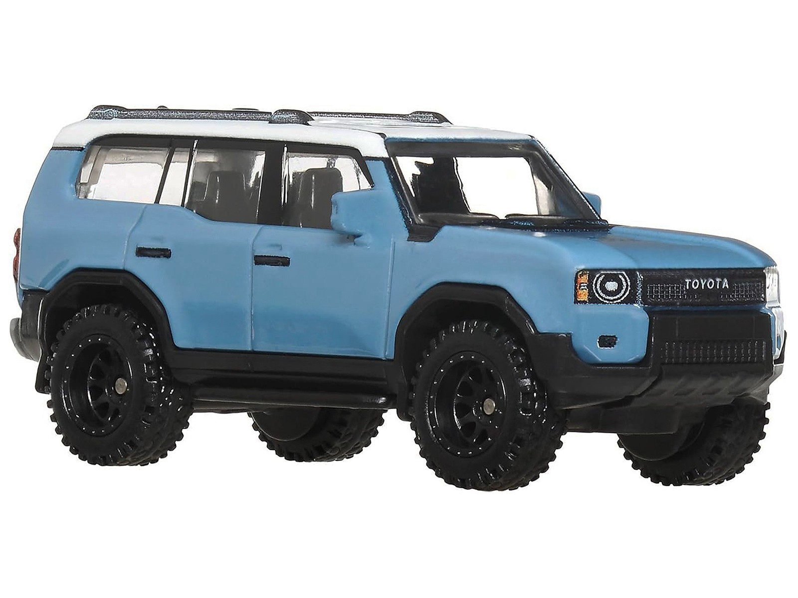 2024 TOYOTA LAND CRUISER BLUE DIECAST MODEL CAR HOT WHEELS JBK52