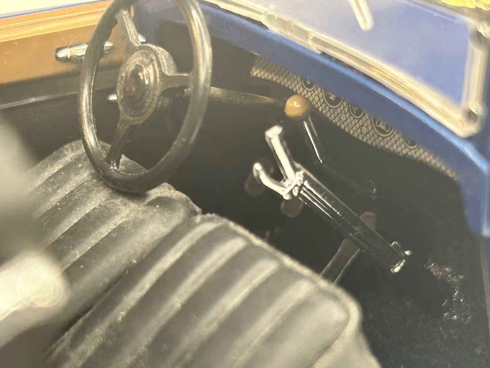 Franklin Mint 1933 Duesenberg J Victoria Blue 1:24 Die Cast B11RU77 (1991) READ