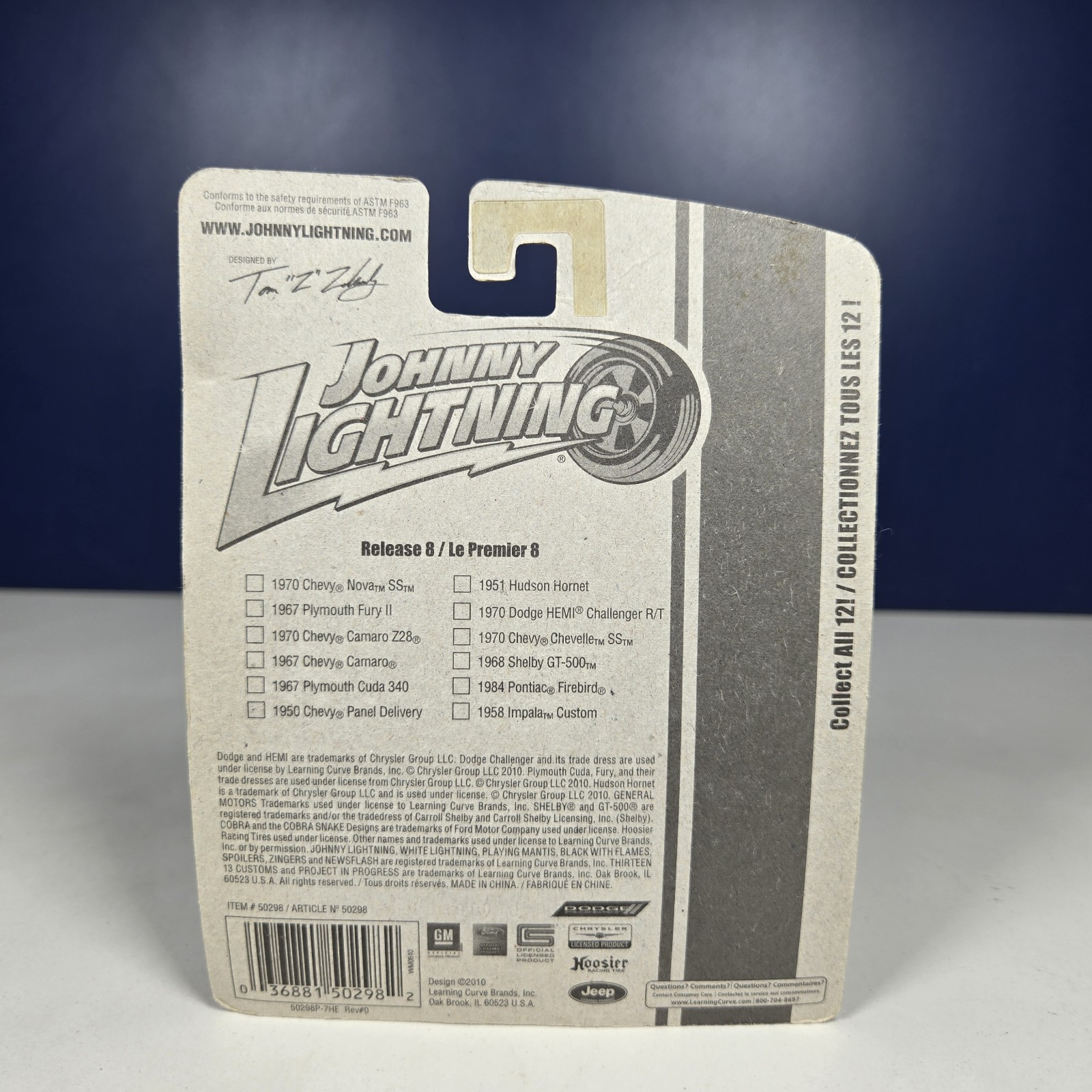 Johnny Lightning 1951 Hudson Hornet 1:64 scale Diecast on Short Card