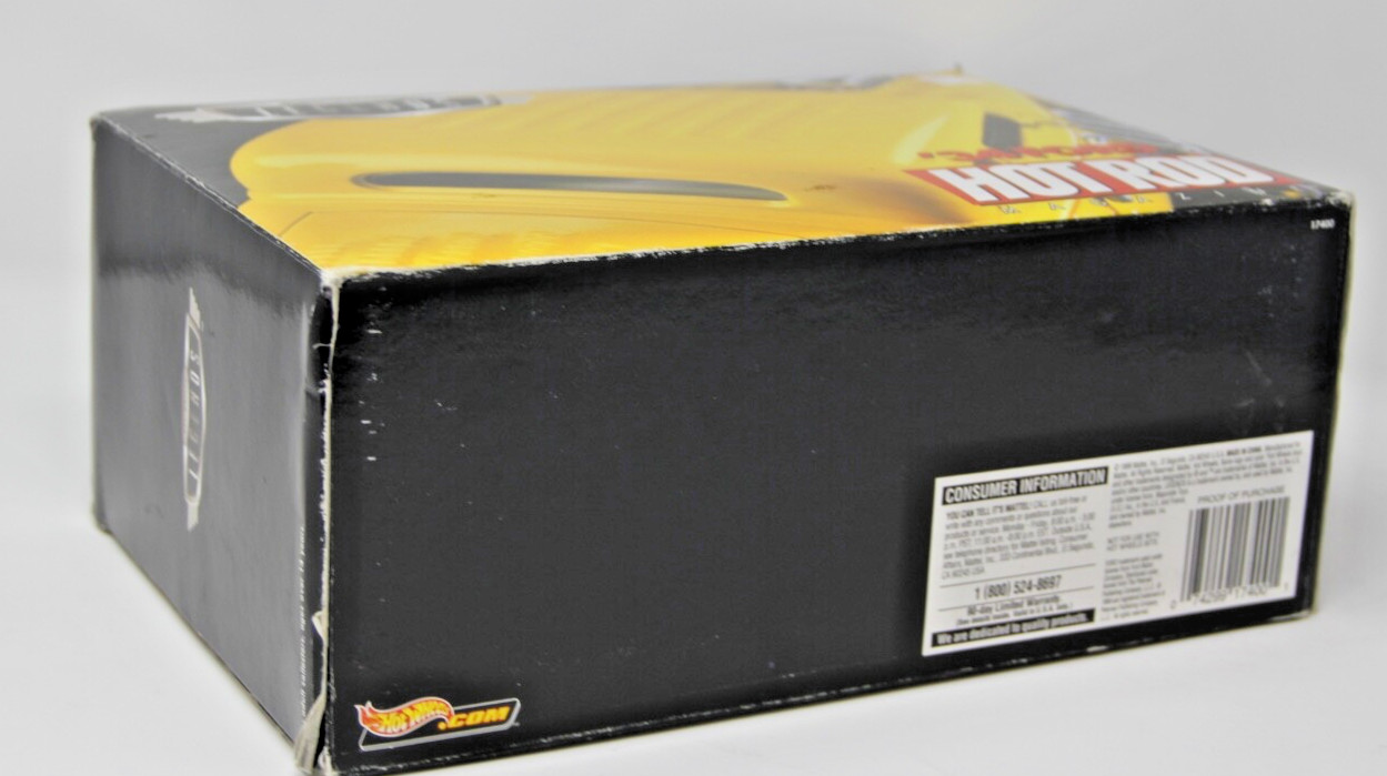 Hot Wheels Legends 1934 Ford Hot Rod Magazine Car 1:24/ 1:64 Scale New In Box