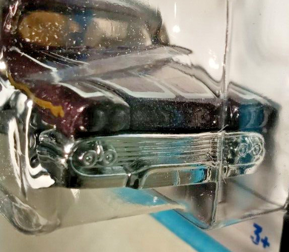 Hot Wheels ’58 Chevy Impala HYX38 Rod Squad Met. Black/Purple 8/10 WhiteWalls
