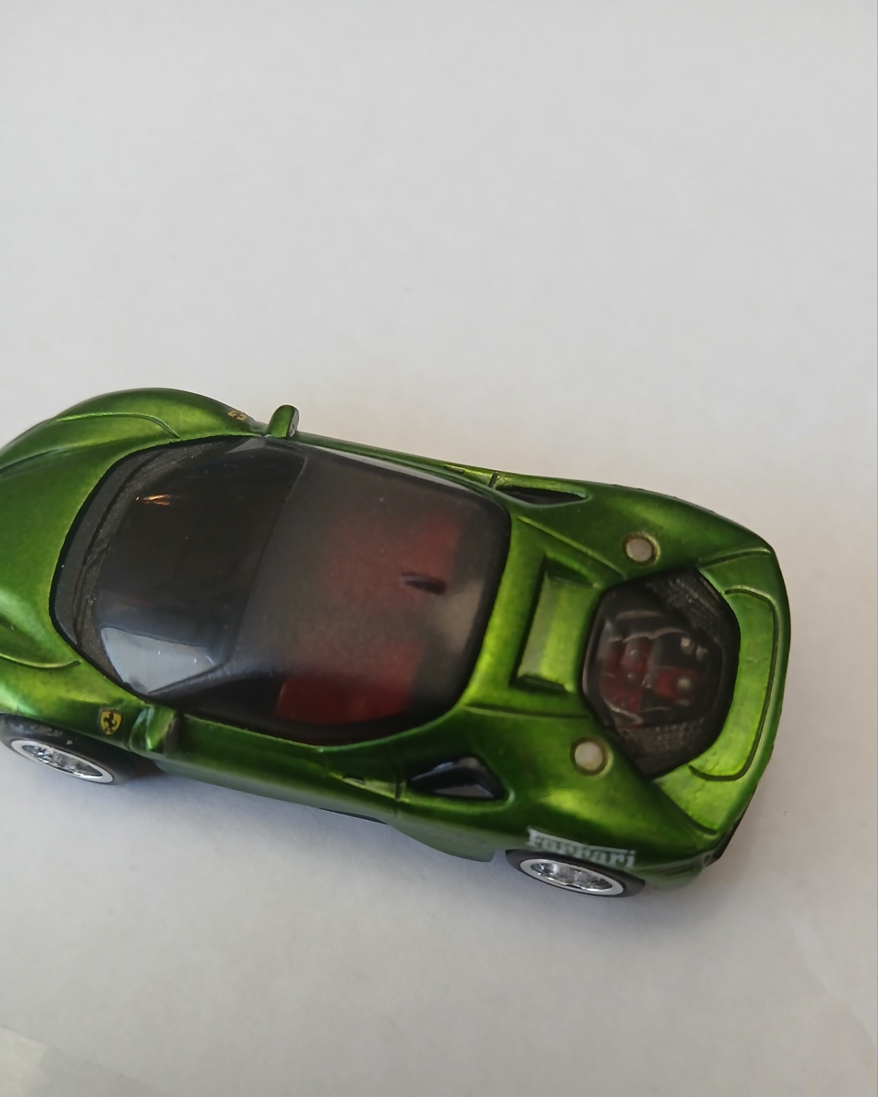 Hot Wheels Ferrari SF90 Stradale – CUSTOM WHEEL SWAP & PAINT (Satin Green)