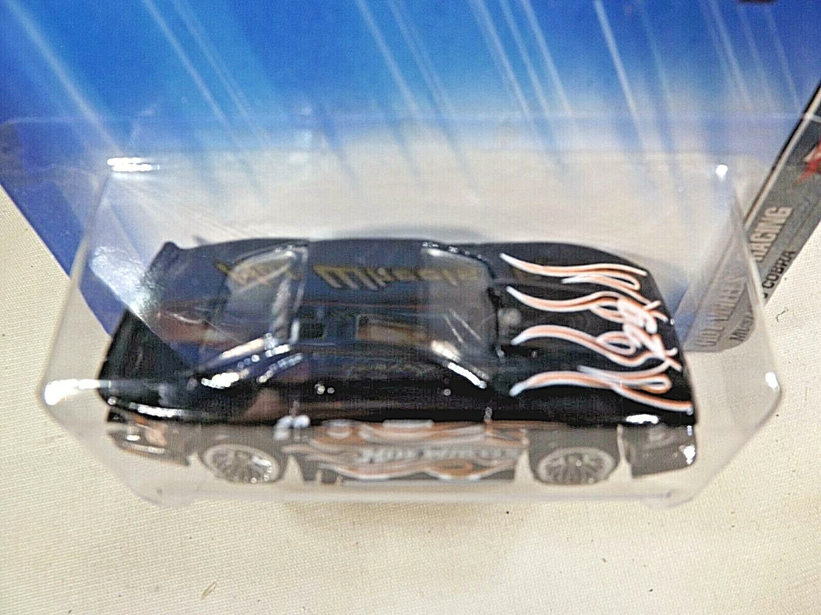 2005 Hot Wheels Kmart #86 Hot Wheels Racing 1/5 MUSTANG COBRA Black w/Lace Sp