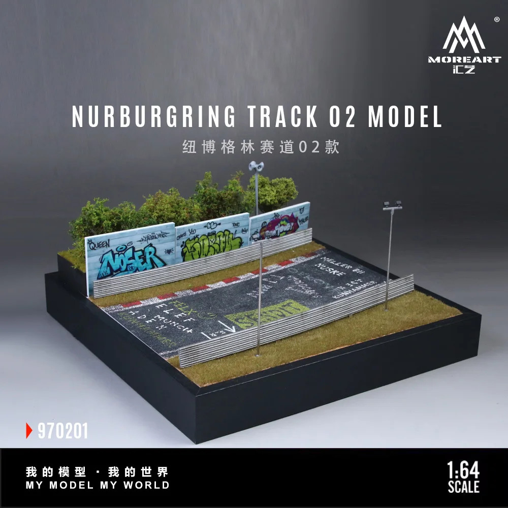 More Art 1:64 Truck 02 Scene Model,Parking Lot Diorama For Display&Collection&Gi