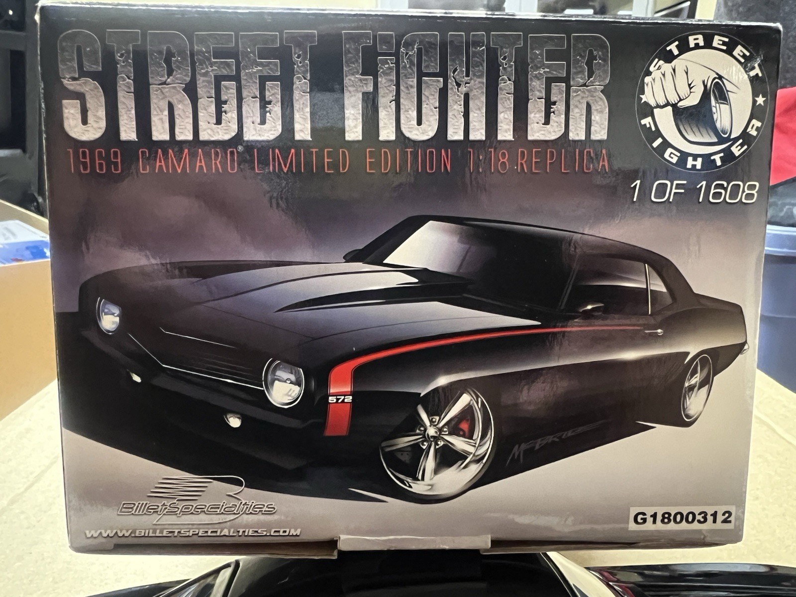 1/18 GMP 1969 CAMARO, STREET FIGHTER EDITION, 1 of 1608