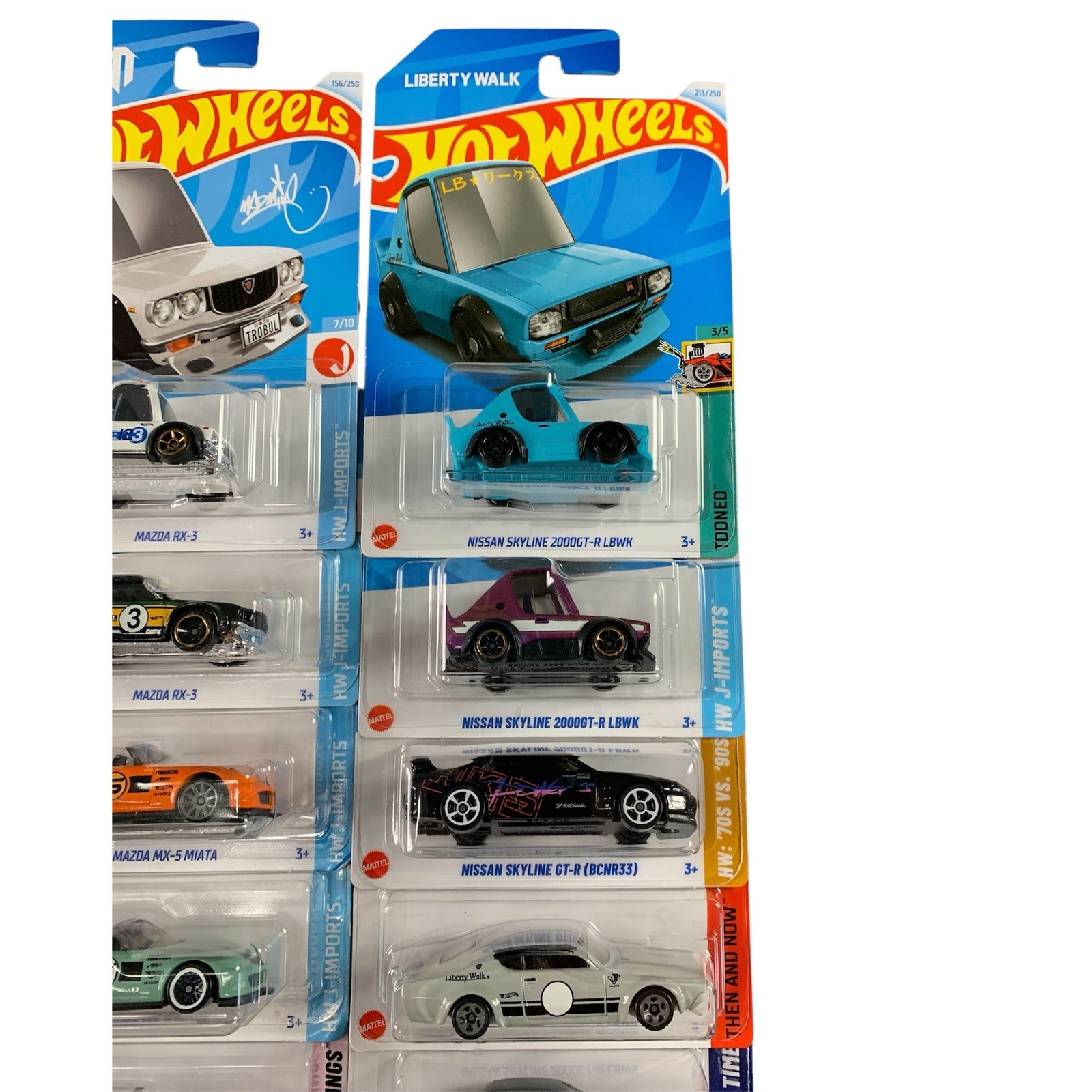Hot Wheels BIG LOT of 50 Import Tuners Compacts Nissan Honda Acura Subaru Toyota